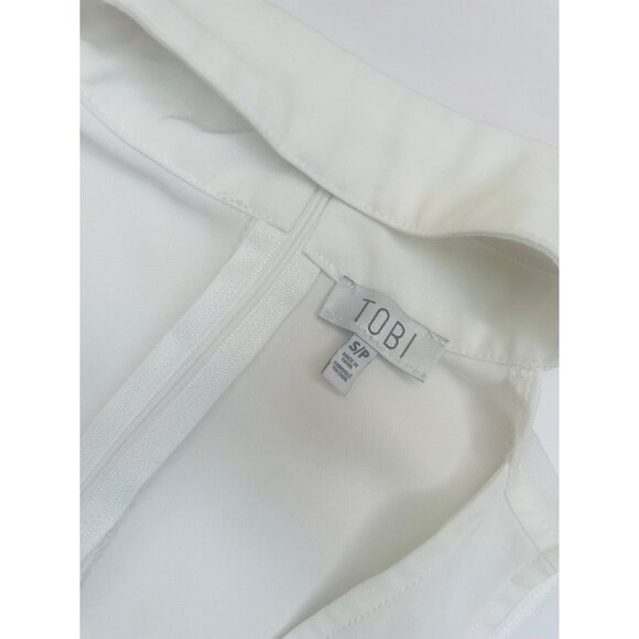 Tobi white chocker top tank white sleeveless small - Picture 7 of 8